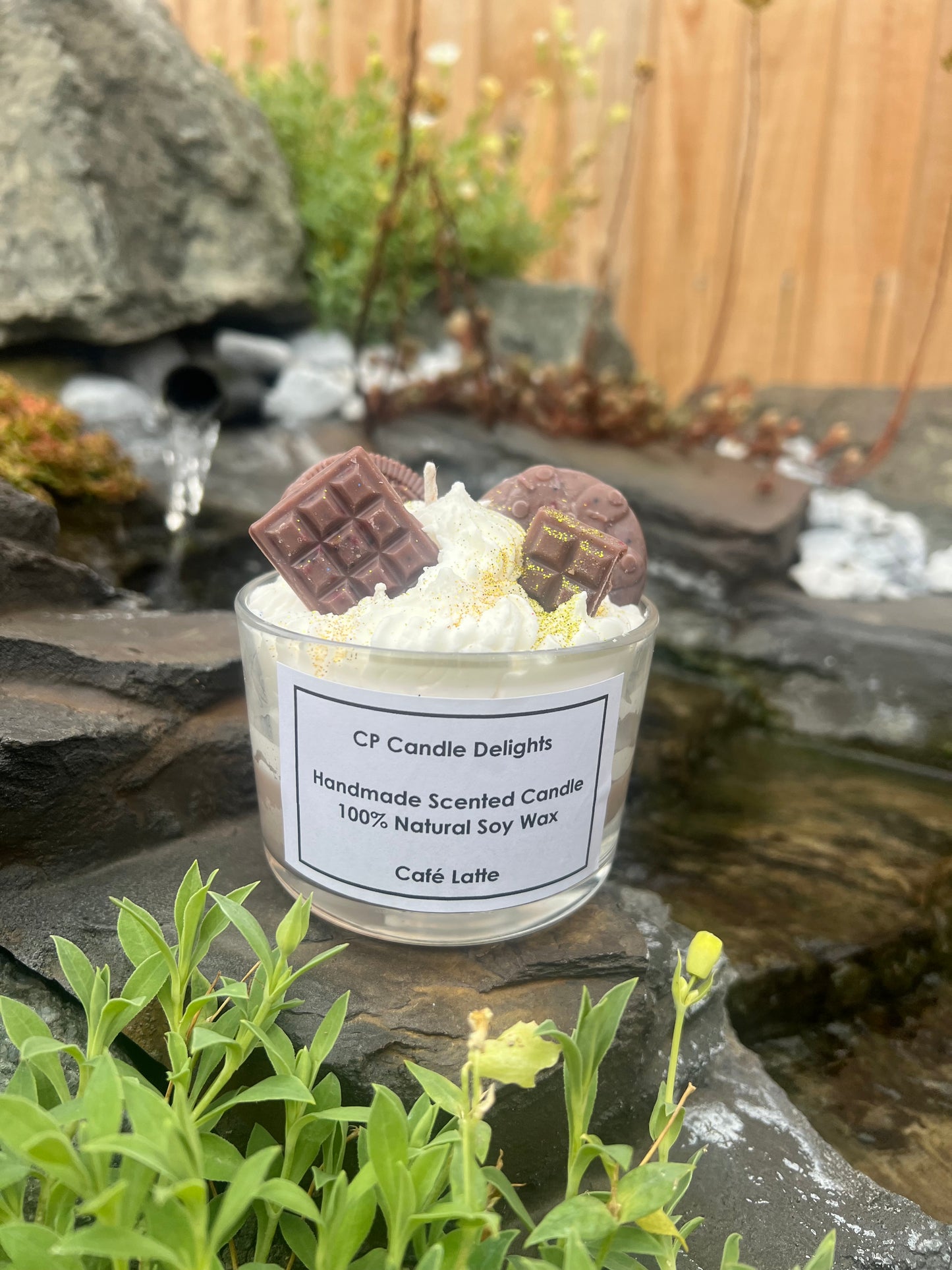 Cocoa design candles